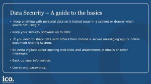 Data Security - Advice from the ICO