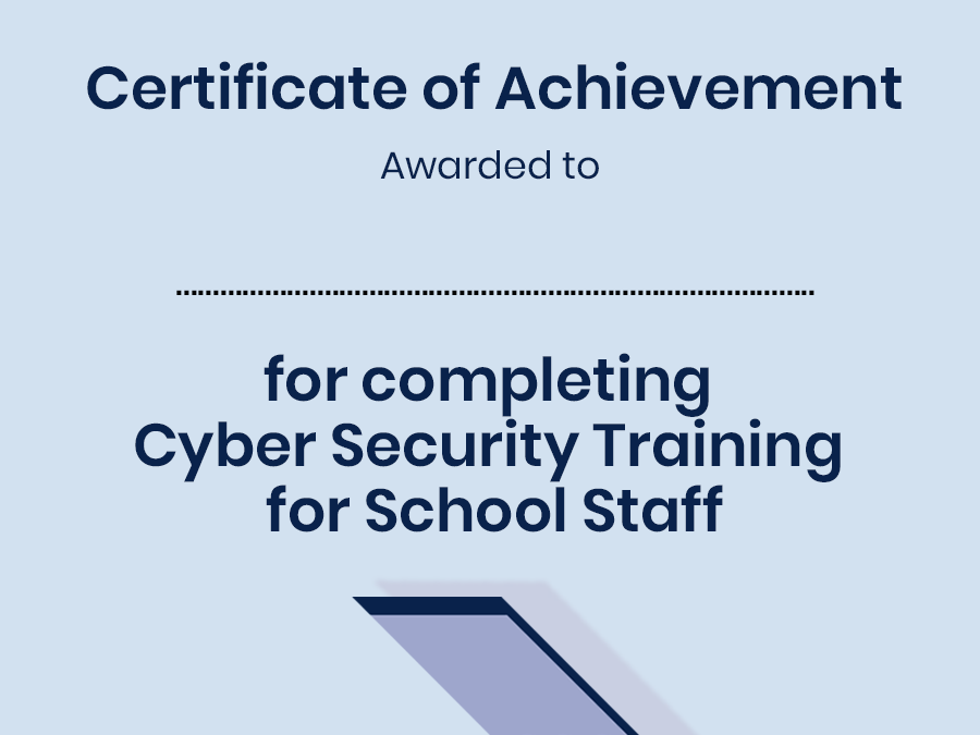 Cyber Security Training Certificate