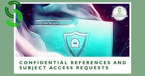 Blog banner for references and subject access requests
